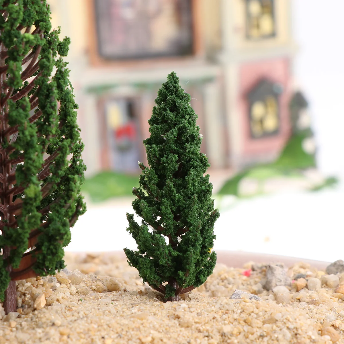 10 Pcs Woodland Scenics Trees Layout Miniature Landscape Scenery Greenery Decor