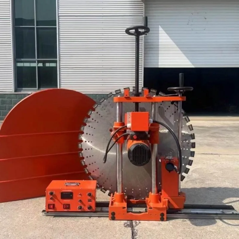 Customizable Heavy Duty Wall Saw Tool For High Precision Concrete Cutting Stable Track Guided Support Frame Wear Resistant Blade