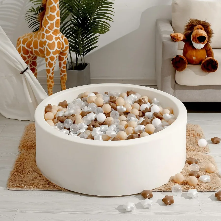 Bolas de plástico con estrellas de 3,15 pulgadas y bola de 2,36 pulgadas para bebés, parque infantil, piscina, bolas de juego para cachorros, 100 Uds.