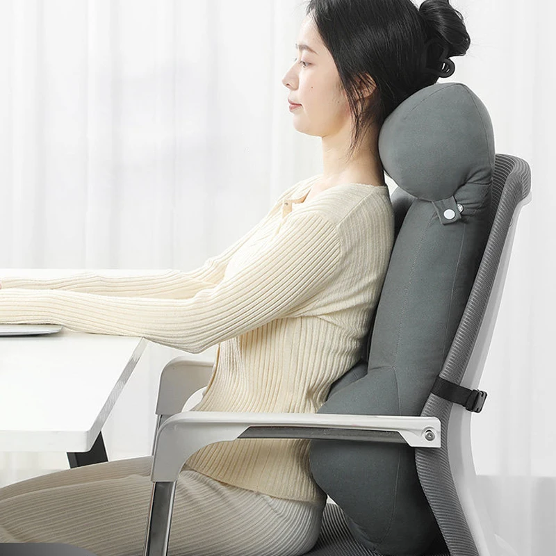 

Подушка для офисного кресла с высокой поддержкой спины, полностью поддерживающая спину, из пены с эффектом памяти, для офисного кресла, стола