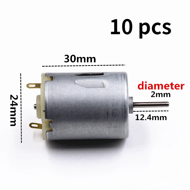 10 pcs AZGIANT R280 micro DC motor toy car boat high speed torque large remote control motor small electric 3-12v RF-280-11000