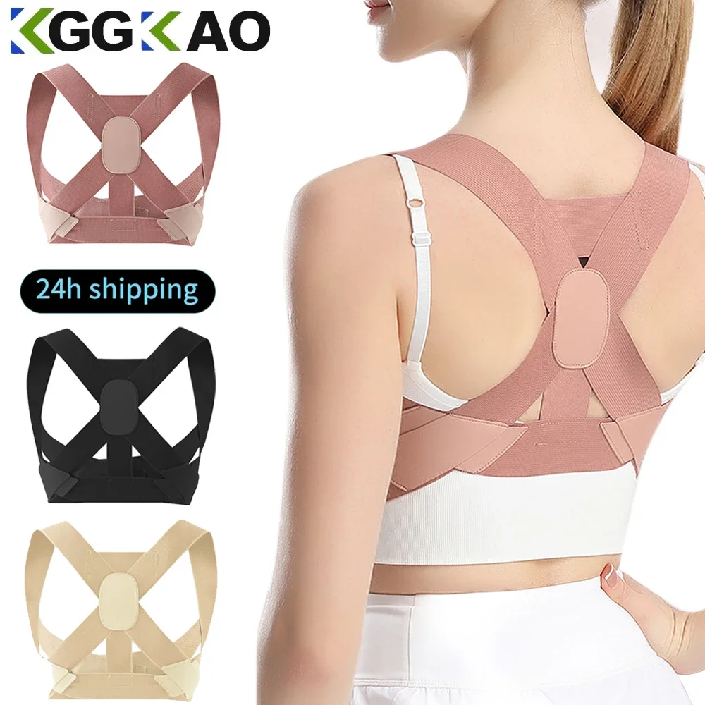 1PCS Posture Corrector Back Brace,Comfortable Shoulder Strap Hunchback Correction Belt Spine Support for Upper Back Pain