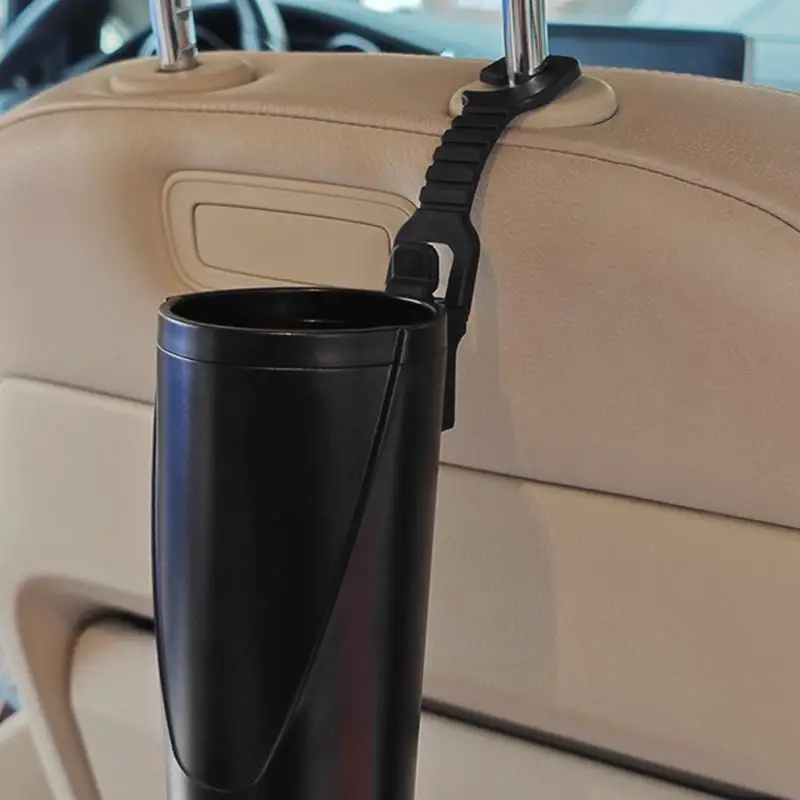 Hangable Storage Trash Can Multi-functional Car Trash Bin Multipurpose Car Rear Seat Organizer Hung Can For Rvs Trucks Cars Suvs