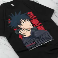 Camiseta Megumi Fushiguro Jujutsu Kaisen Gojo Satoru camiseta de regalo de terror todas las tallas