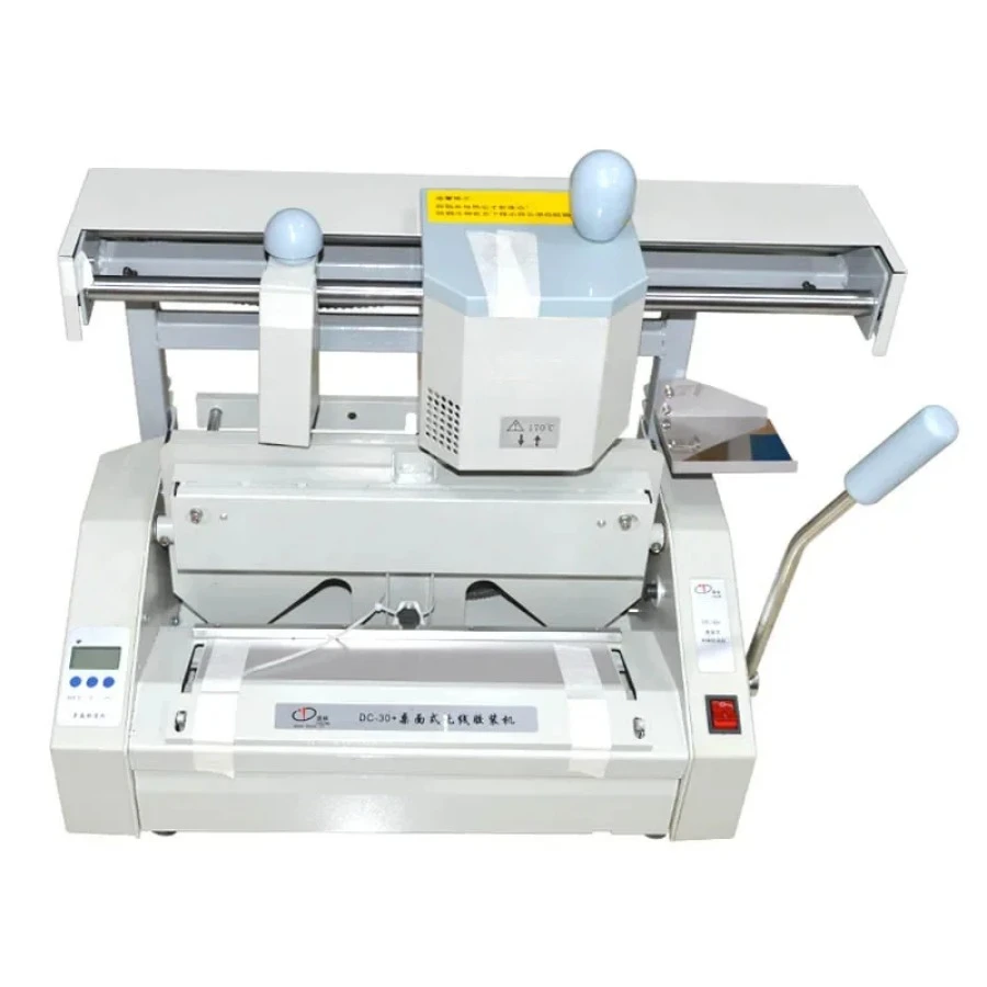 Hot Melt Glue Binding Machine DC-30+ Desktop Comb Glue Book Binder Machine Booklet Maker 110V/220V