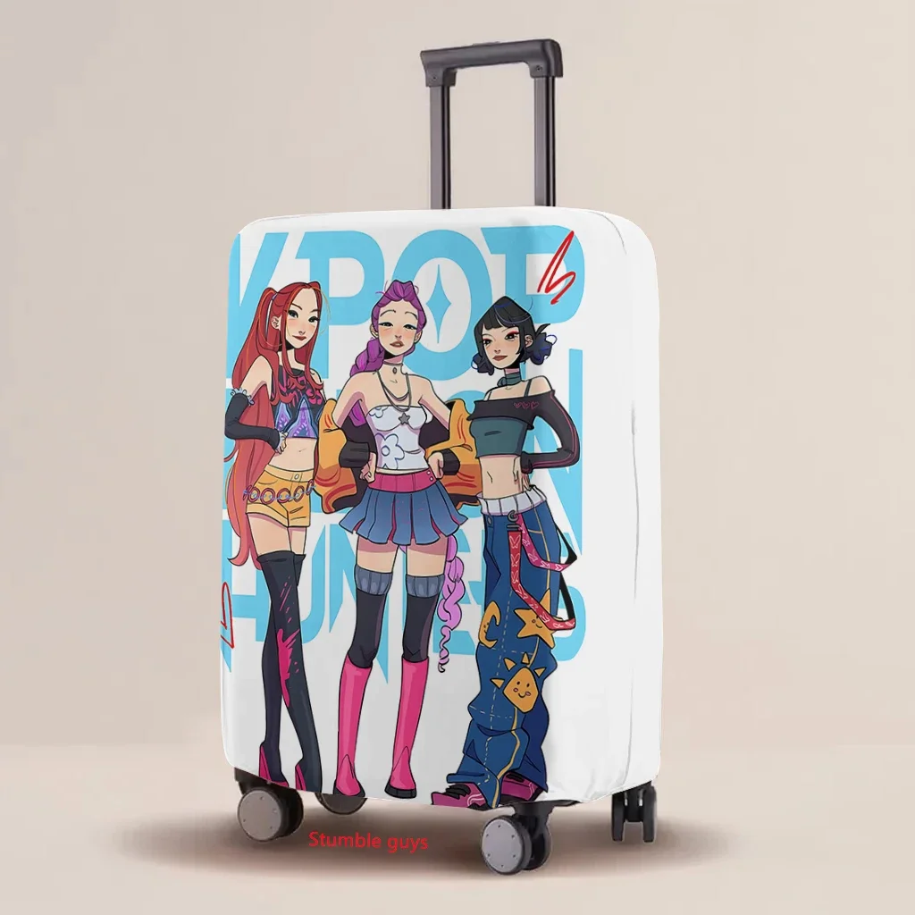 

Luggage Cover Kpop Demon Hunters Fashion Elastic Wear-Resistant Cartoon Print Protective Case Essentials​