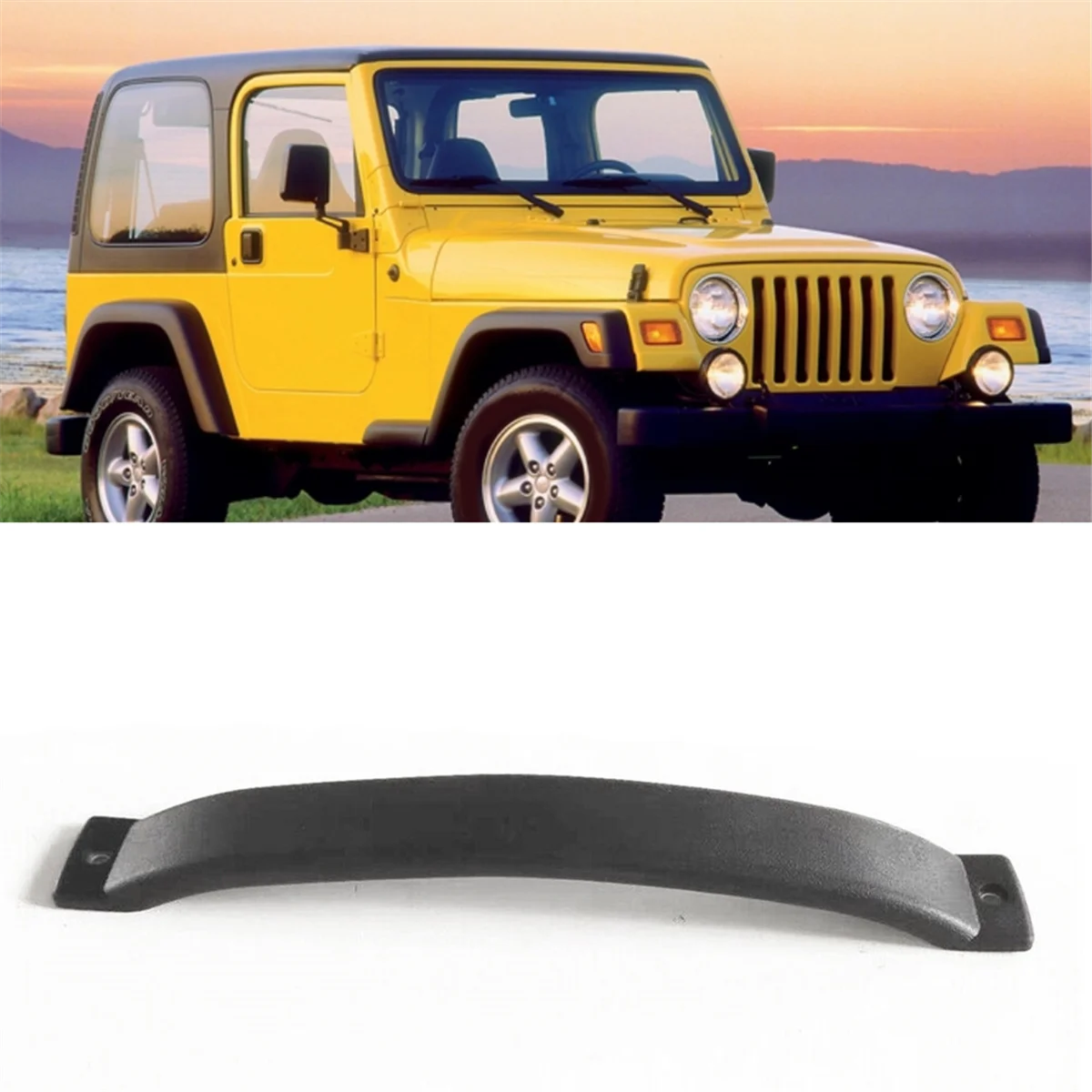 Car Interior Door Handle Pull Strap for Jeep Wrangler TJ LJ 1997-2006 5ES43DX9 Car Accessories