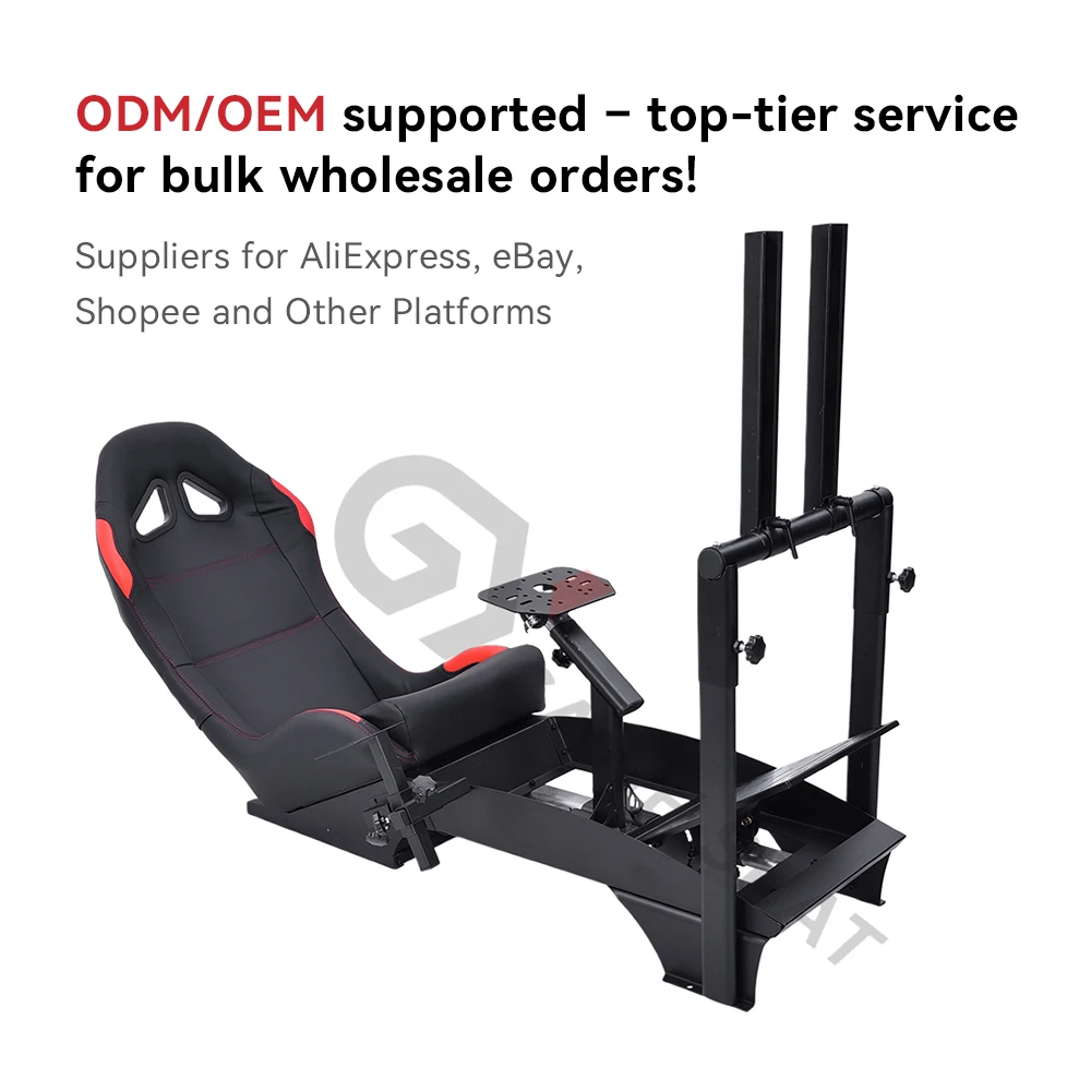 GY046-2 Top Quality Racing Simulator Seat Esports Game Steering Wheel Bracket Car Driving Simulation Chair For Logitech