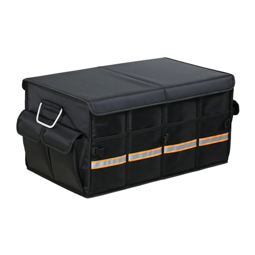 Car trunk organizer car storage box folding storage box car user external storage box