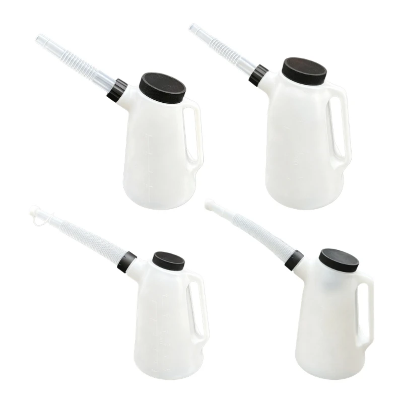 Motorcycle Engine Oil Applicator Bottle Can With Black Lid Smooth Pouring Portable Design For Precise Bikes Lubrication H9EE