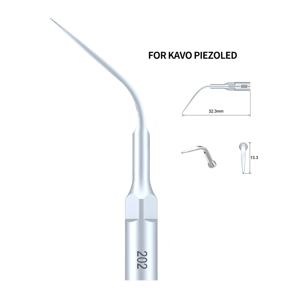 For KAVO PiezoLed Dental  Ultrasonic Scaler Handpiece Tip Scaling Tips 201 202 203 Removing Supragingival Teeth Cleaing Health