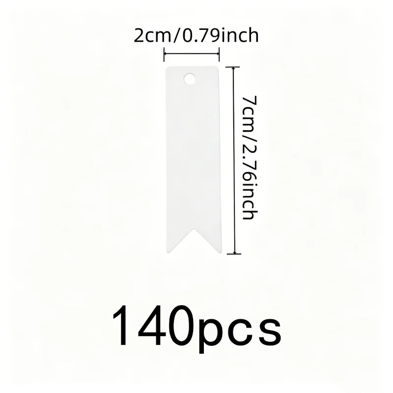 140 pcs Writable Gift Tags, Pre-Punched Hanging Hole and Easy to Write On, ideal for Baking Package Tags