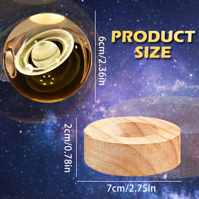 크리스탈 볼 야간 조명 LED 갤럭시 어린이 야간 램프, 침실 주변 조명, 창의적인 선물 야간 조명, USB LED 조명
