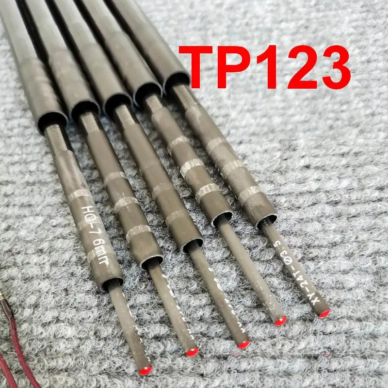 

TP123 100-95-90 2 Sets Sections 1, 2 and 3 Replacing Fishing Rod Tip Tips Blanks Blank Top Section Thinnest 3 Sections