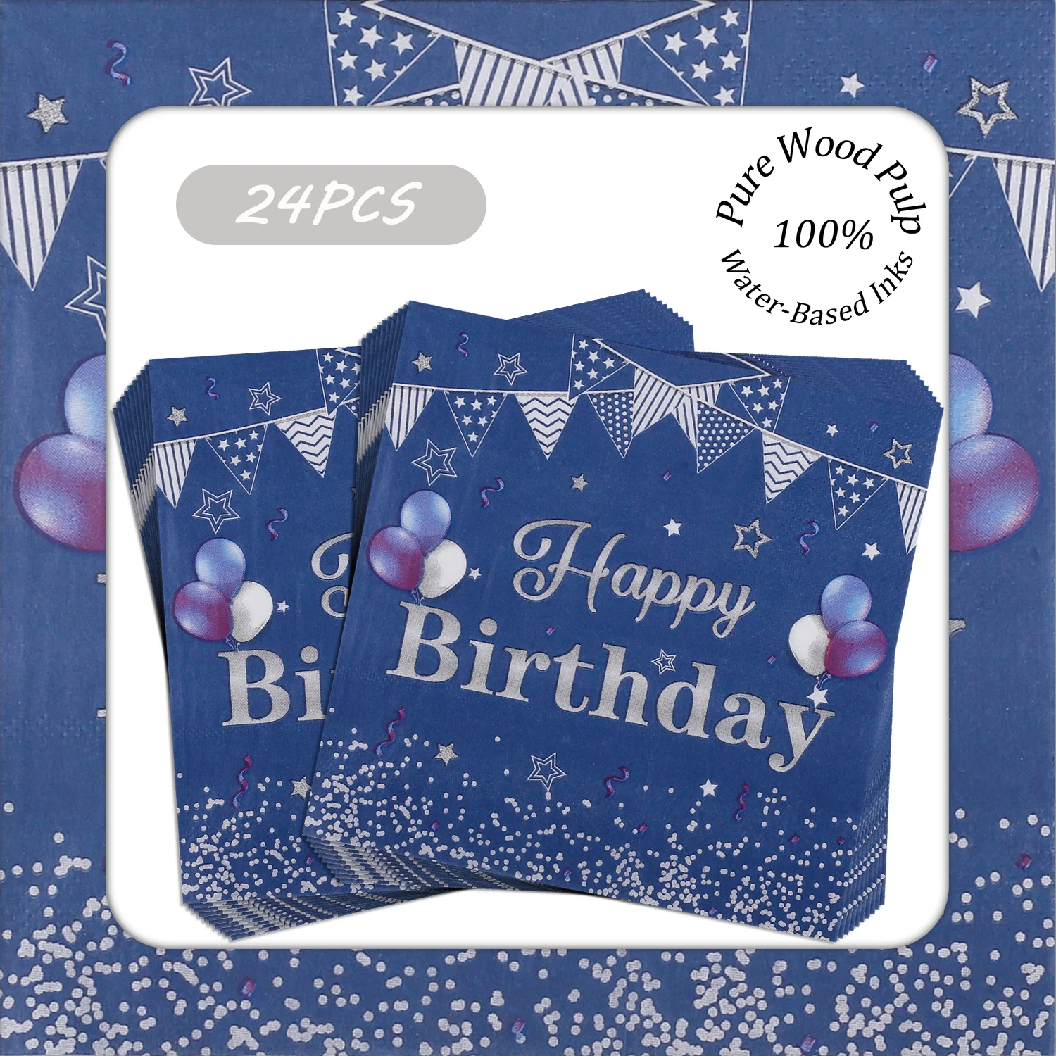 33x33 см бумажные салфетки с принтом