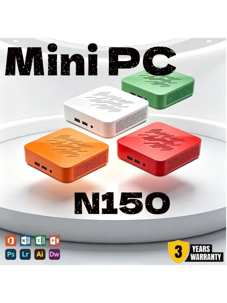 Neuer Mini-PC Intel N150 16GB RAM Optional 1TB 2TB Große SSD 4K HD-Ausgang Heim-Gaming Büro Mini-Desktop-Computer