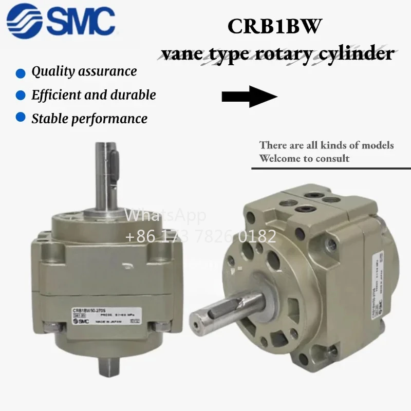 CRB1BW50 CRB1BW63 CRB1BW80 CRB1BW100 CDRB1BW50 CDRB1BW63 CDRB1BW80 CDRB1BW100-90S/180S/190S/270S SMC Vane swing rotary cylinder