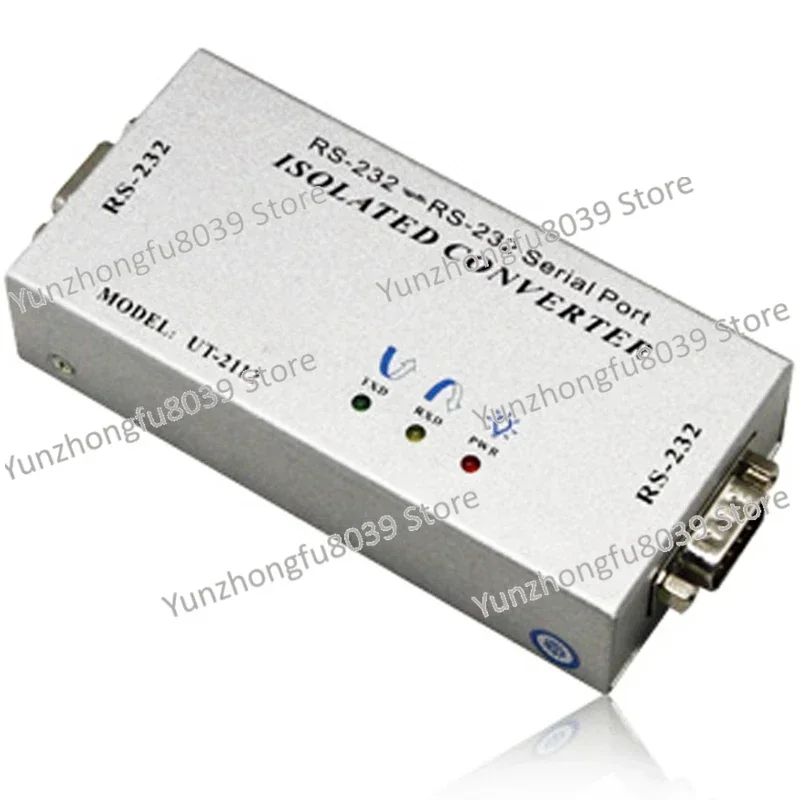 232 serial port photoelectric isolator 9-wire all-through RS232 serial port repeater lightning protection UT-2112