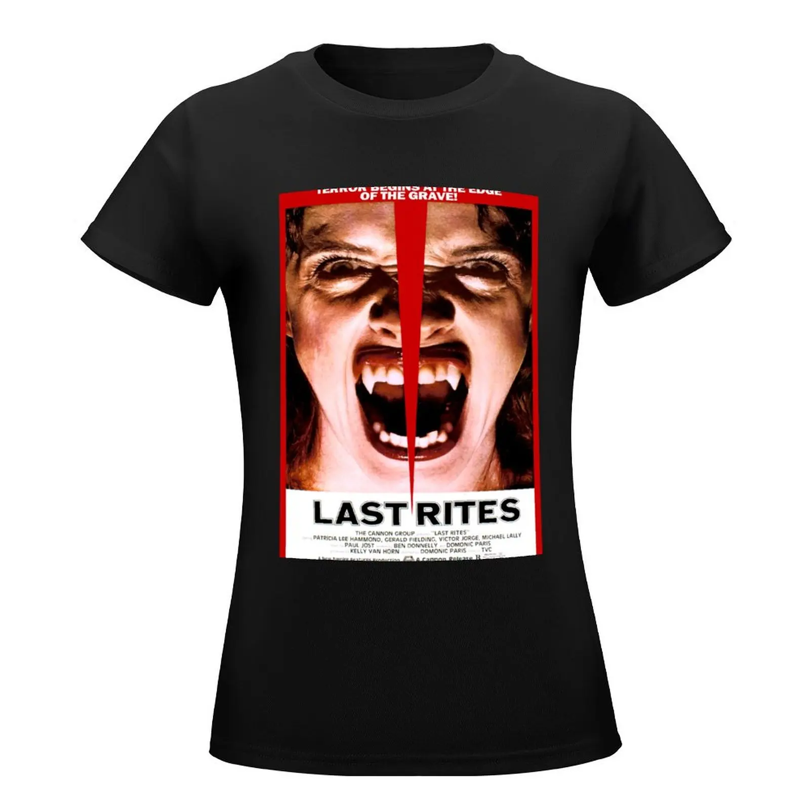 Last Rites T-Shirt Blouse anime clothes rock and roll t shirts for Women