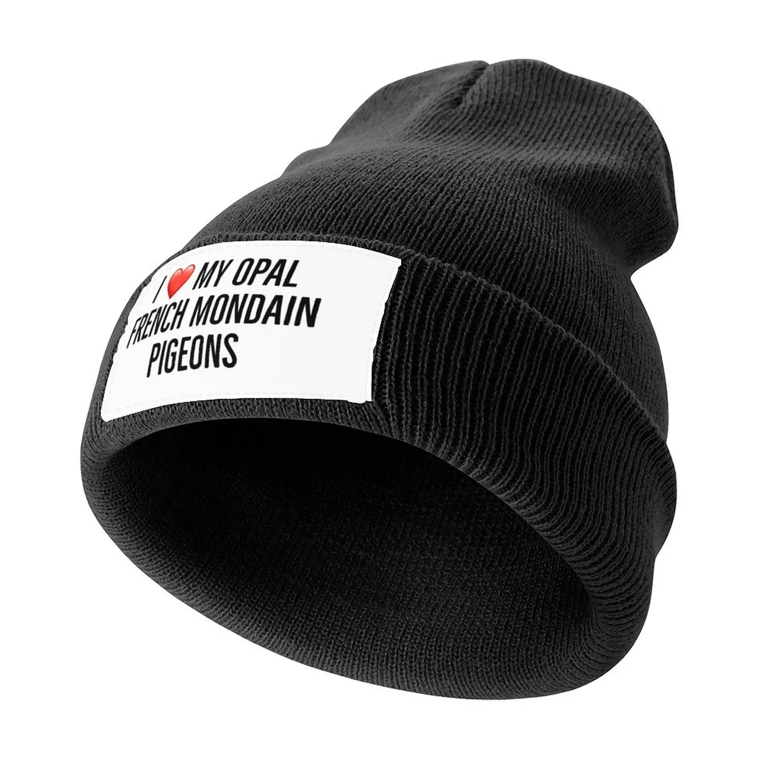 I love my opal french mondain pigeons Knitted Cap Rugby Anime Hat Luxury Cap Hat Luxury Brand Caps For Women Men's