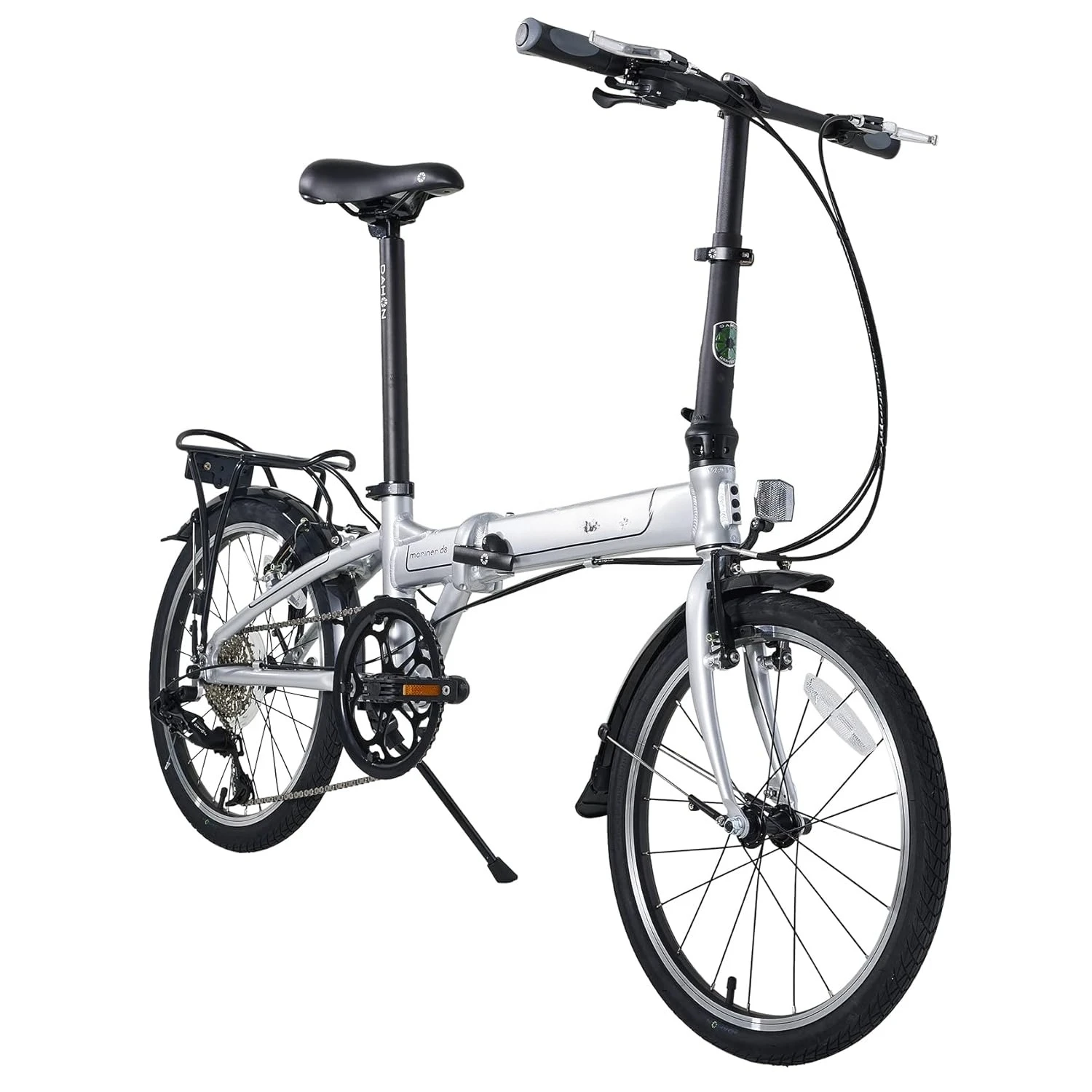 

Mariner D8 Folding Bike, Lightweight Aluminum Frame; 8-Speed Gears; 20” Foldable Bicycle for Adults, Customized