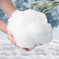 Christmas Fake Snow Decoration - Artificial Fluffy Snowflake Indoor Fake Snow Cotton Decoration Winter Christmas Tree Decoration