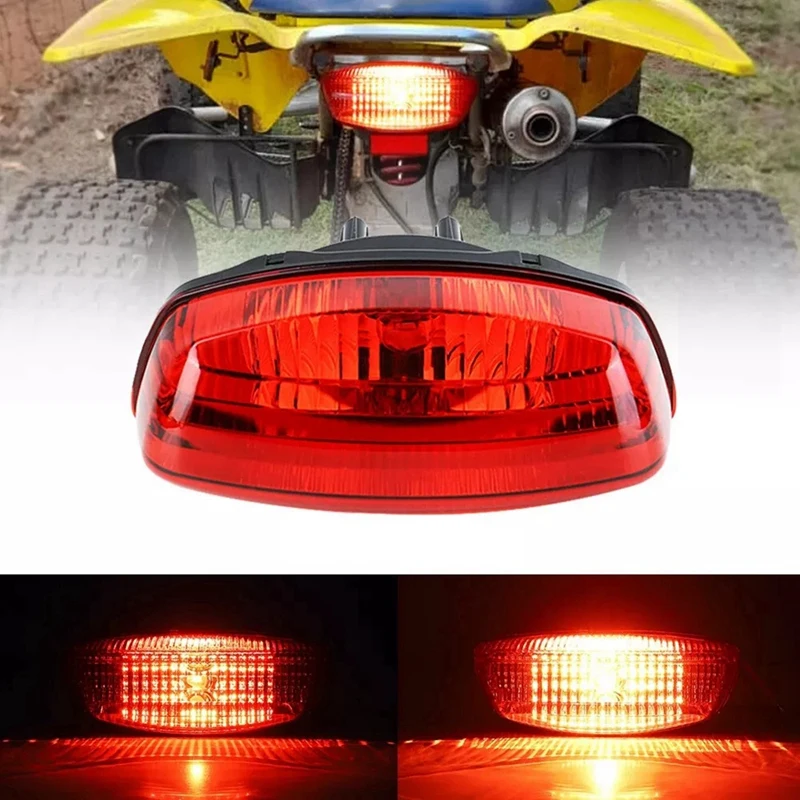 For Suzuki LTA500F Vinson 500 4X4 Auto 2002-2007 ATV UTV Rear Brake Tail Light