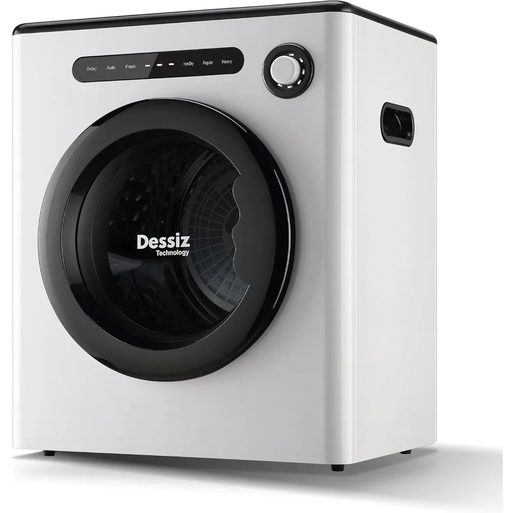 110V Portable Clothes Dryers 950W Compact Dryer 1.6cu.ft Front Load Stainless Steel 11lbs Electric Dryers Machine