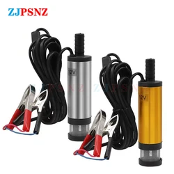 38mm 51mm pompa olio per auto 12V 24V per pompaggio gasolio olio combustibile acqua campeggio pesca sommergibile trasferimento carburante pompa elettrica 32L/min