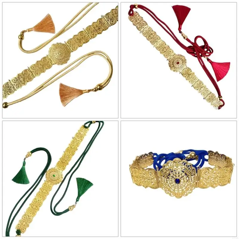 حزام معدني مجوف جديد 2025 لملابس الزفاف ومناسبة مسائية قابلة للتعديل #1