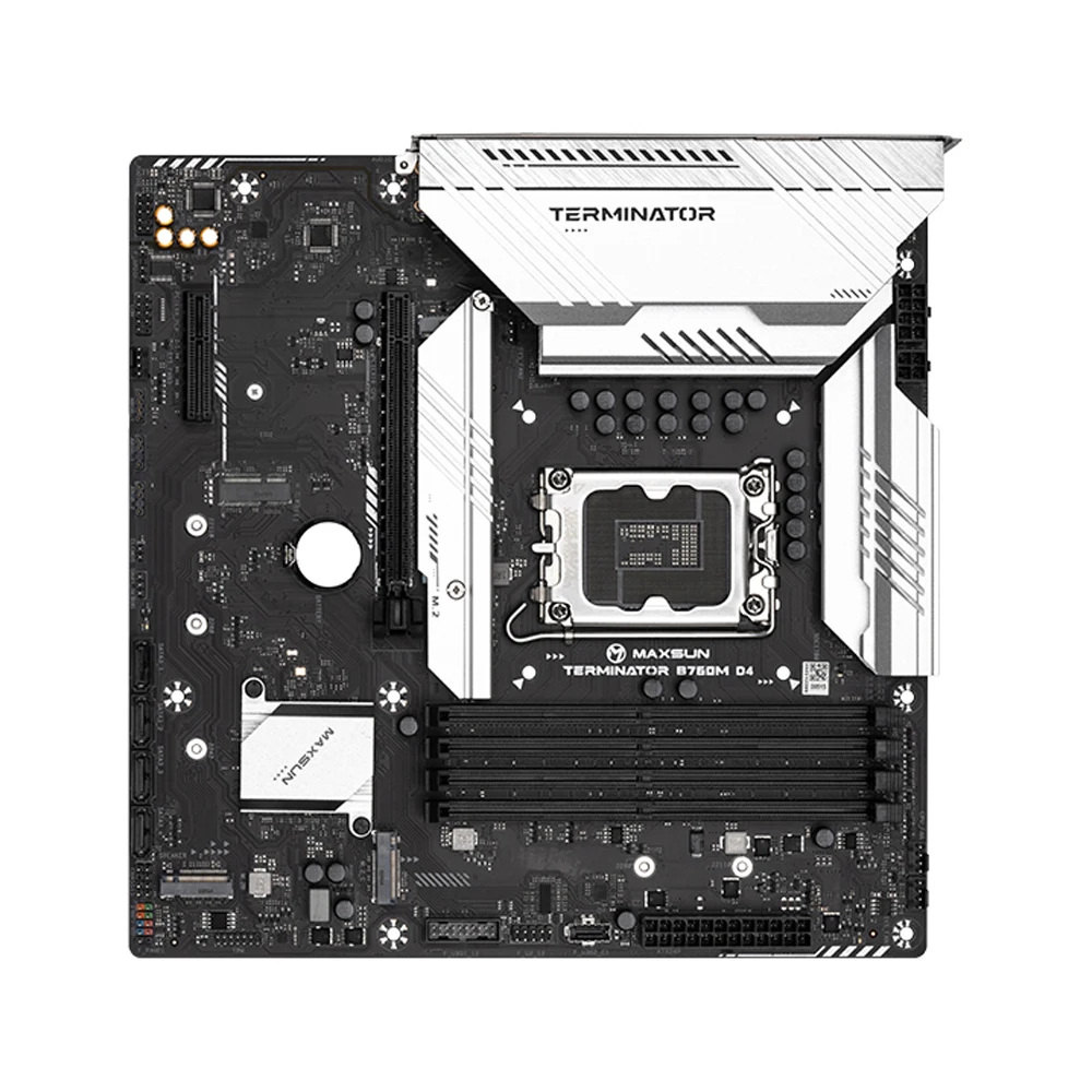 MAXSUN B760M Motherboard LGA1700 DDR4 128GB Supports intel 14th 13th 12th CPU (12400F/13400F/13600) Desktop Computer components