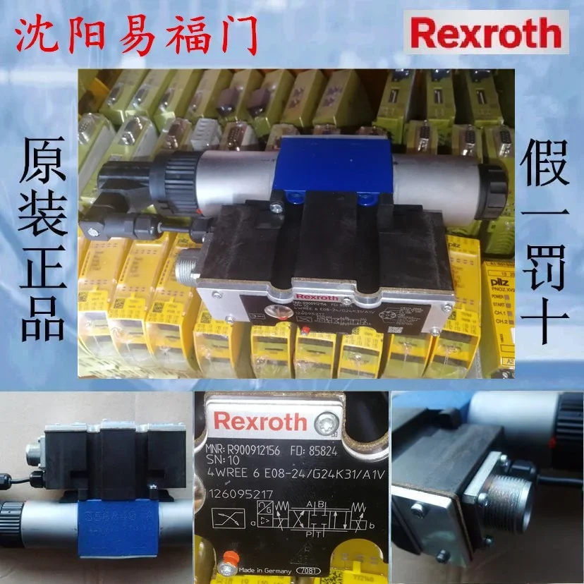 

2025.4Rexroth R900912156, 4WREE 6 E08-24/G24K31/A1V, New And Original