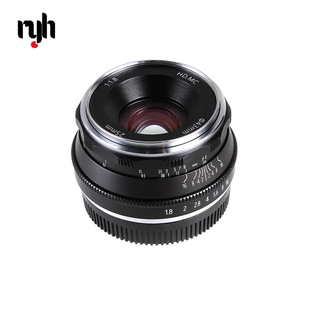 

25mm F1.8 Prime Lens Manual Focus for Canon EF-M Mount EOS M M1 M2 M3 M5 M50 M6 M10 M100 Mirrorless Camera