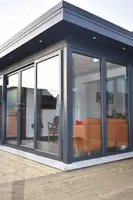 Customized Aluminum Alloy Sliding Doors Suitable for Courtyards Poolsides Schools Halls Villas Living Room Hotels Exterior Doors 4