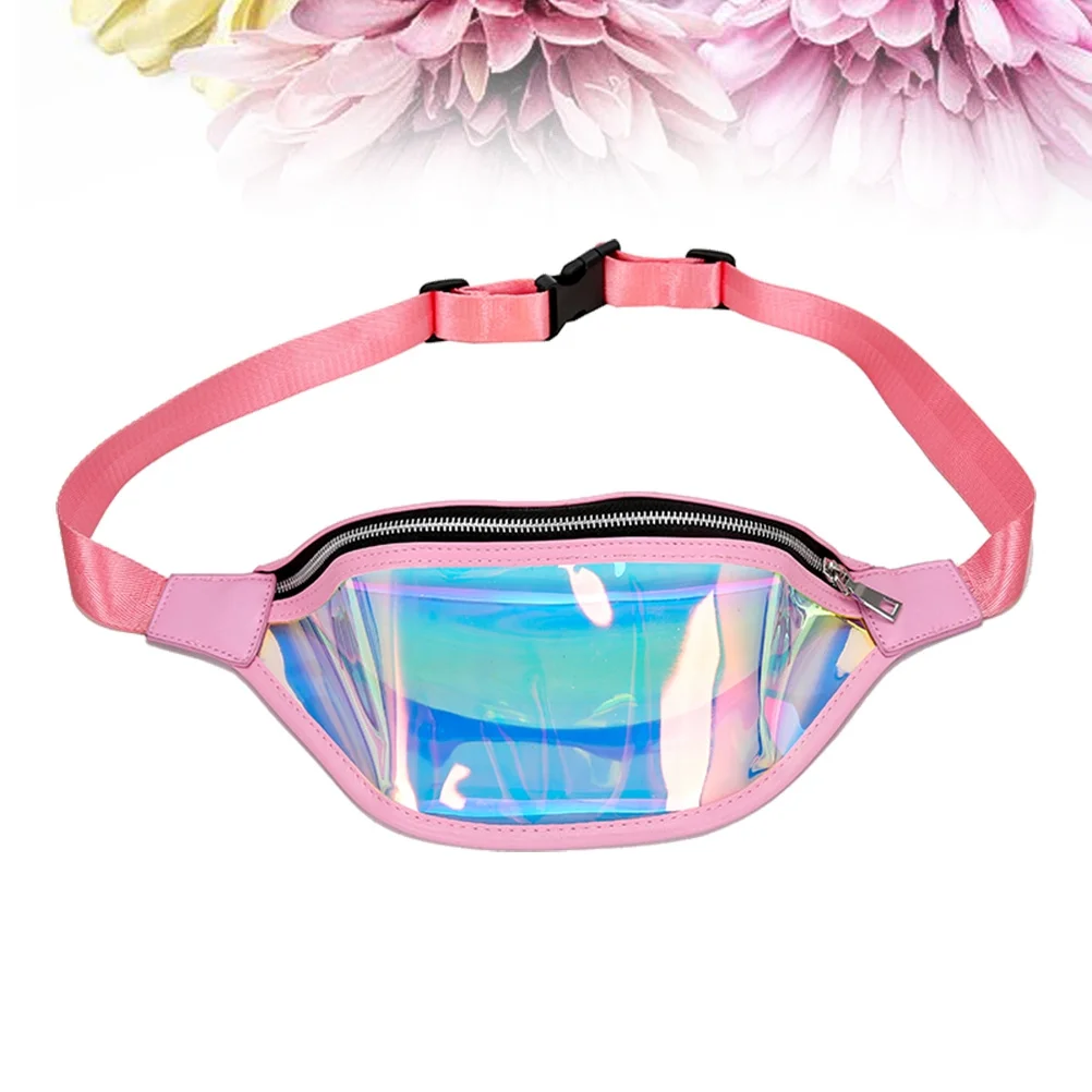

Fashion Laser Waist Bag Women's Shiny Waterproof Fanny Pack Multi-Use Chest Crossbody Shoulder Bag for Outdoor Sports Travel