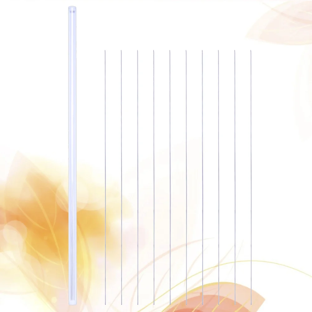 

10Pcs Beading Needles DIY Yarn Knitting Durable Antirust Stitching Sewing Craft Accessories 355mm Stitching Needle