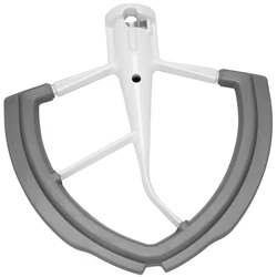Flex Edge Beater for KitchenAid Bowl-Lift Stand Mixer - 6 Quart Dough Mixing Paddle with Flexible Silicone Edges