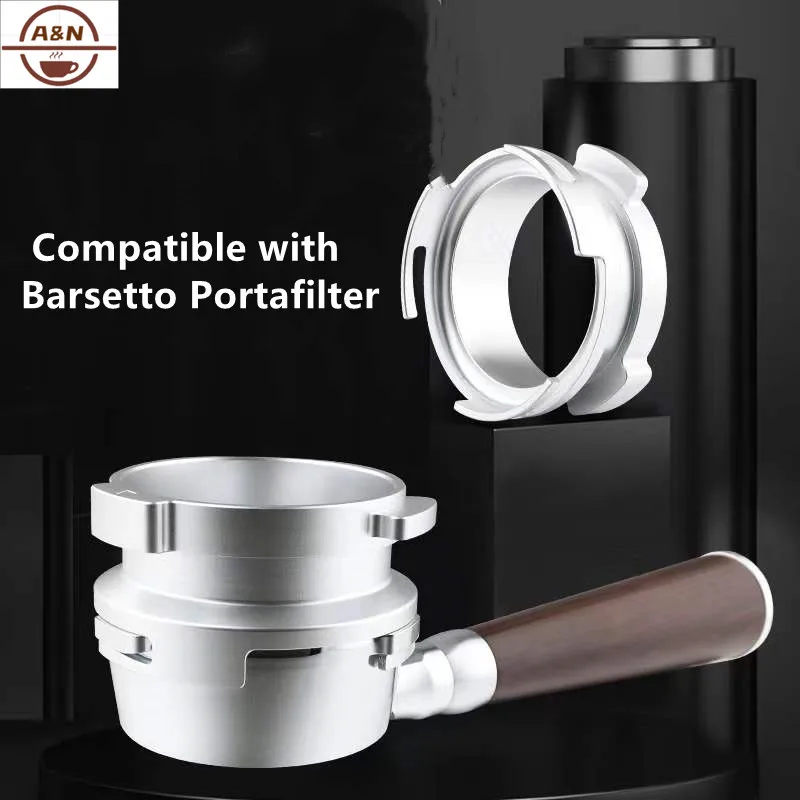 

58mm Rotatable Coffee Powder Dosing Ring For Portafilter GeviE020DE/Barsetto Coffee Machines Coffeeware Barista Tools