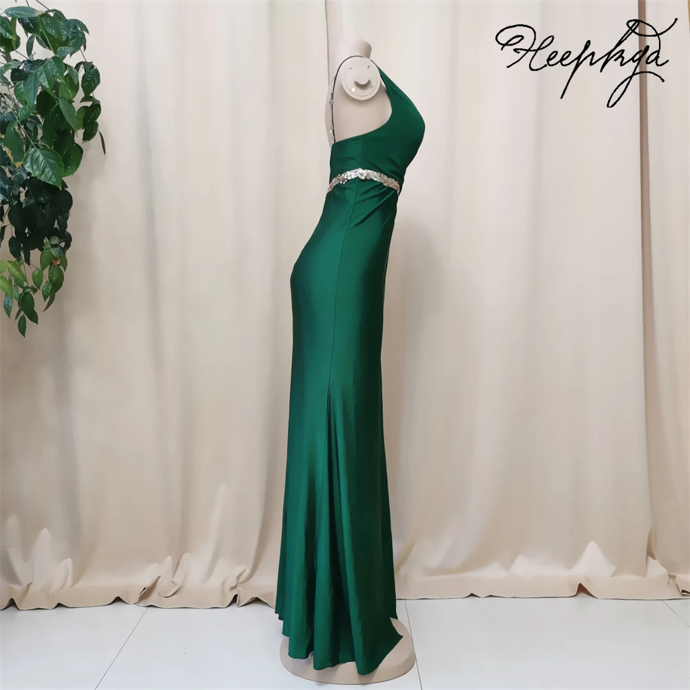 Vestido longo verde com cintos dourados, sem encosto reto, elastano elástico, vestidos formais, festa de casamento, drop shipping, novo, 2022