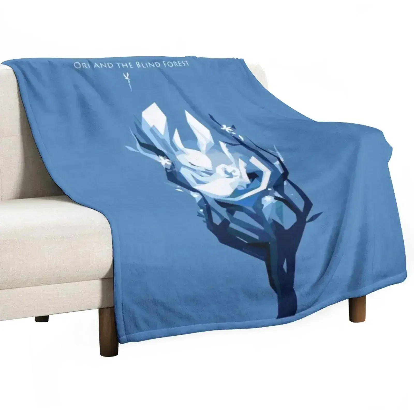 

Ori Sleeping - Ori and the Will of Wisps - In The Blind Forest Throw Blanket cosplay anime Soft Beds wednesday Blankets