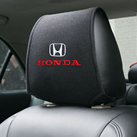 Car Headrest Cover Seat Head Pillow Neck Headrest Cover For Honda Mugen Jazz Insight Freed Fit CRV Civic Accord City Accessories