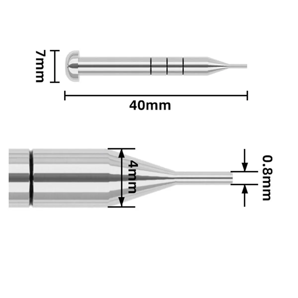 3pcs Watch Strap Punch Needle Wristband Adjusting Removal Tool 0.8mm Watch Repair Accessory Adjusting Removal Tool [2026 MOCC]