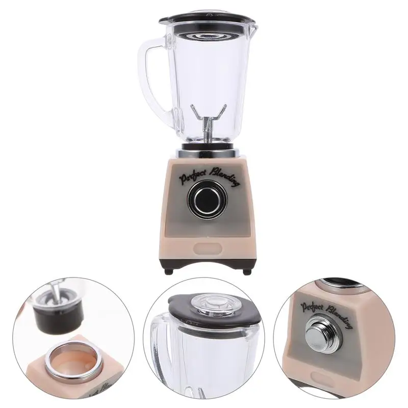 1:12 Miniature Scale Juicer ตุ๊กตาของเล่น Dollhouse Miniature ฉากอาหารเล่นของเล่นอุปกรณ์เสริมสําหรับเด็ก