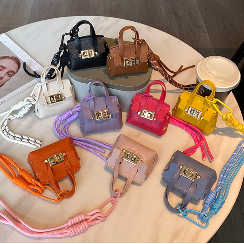 Mini Platinum Versatile Earphone Bag Portable Multifunctional Accessory with Key Ring And Coin Purse For Airpods 4/Pro/3/2