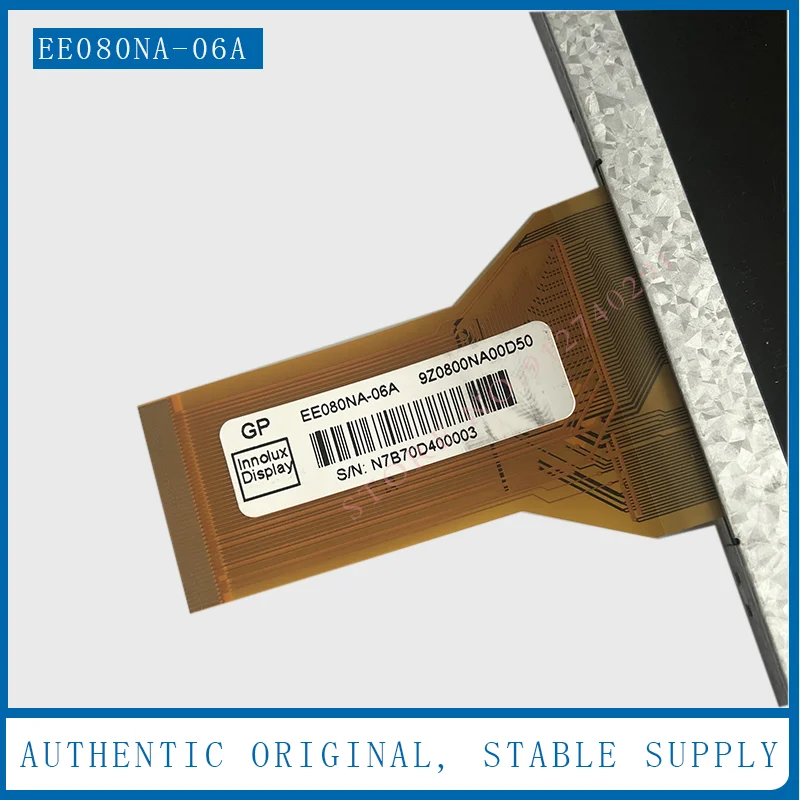 EE080NA-06A  New Original 8 Inch EJ080NA-05A AT080TN52 V.1 50 Pin LCD Display Screen Panel 800*600