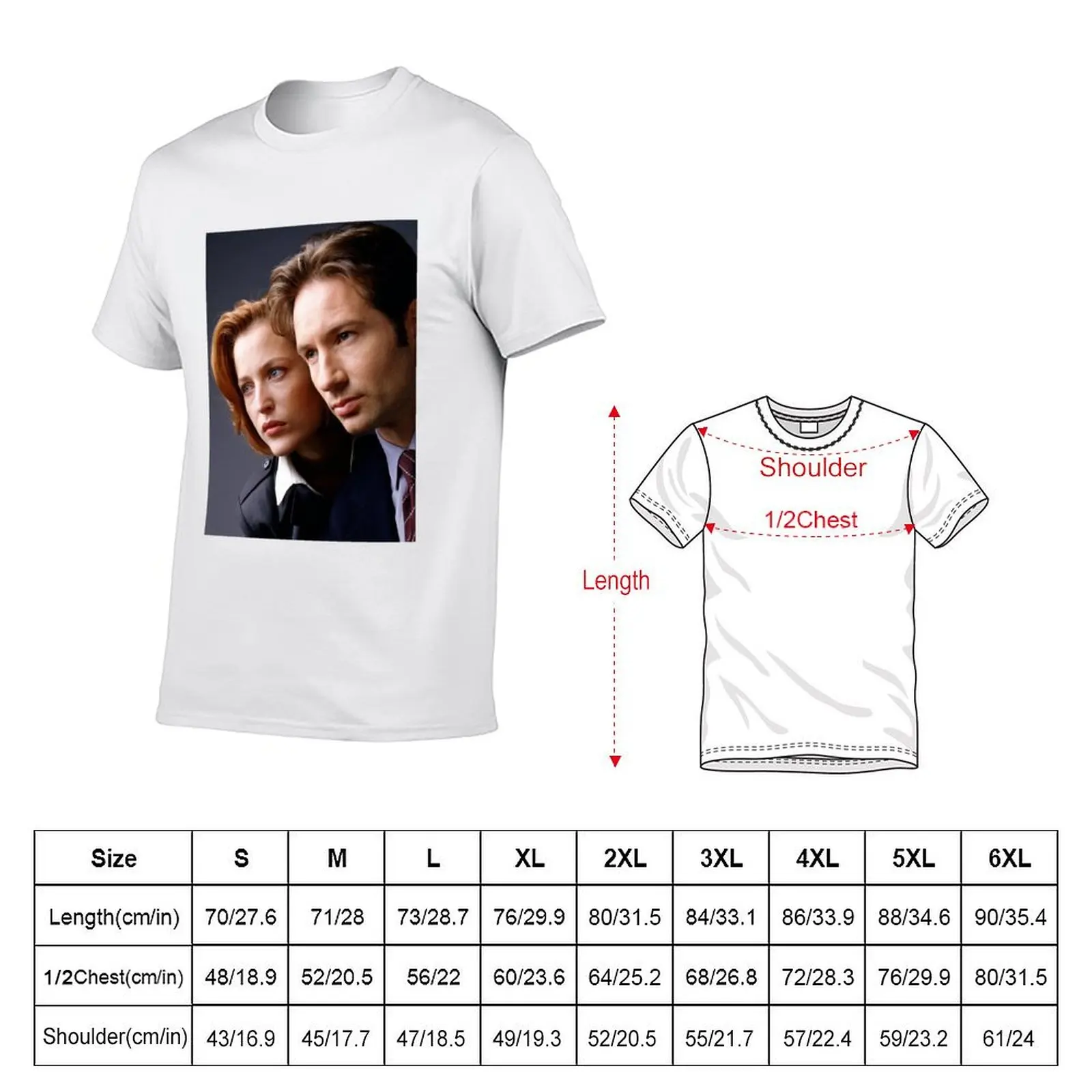 The X Files T-Shirt Summer Holiday Casual Tee