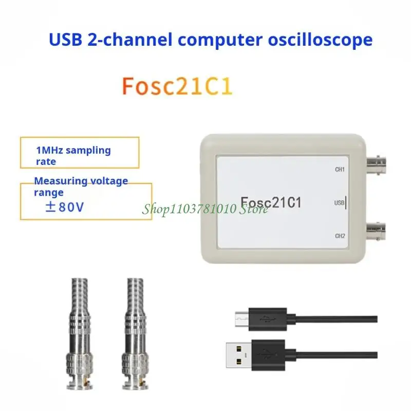 U55D High Precisions 2 Channel Digital Oscilloscope With Data Backups And 90 Hours Waveforms Recording Portable Oscilloscope
