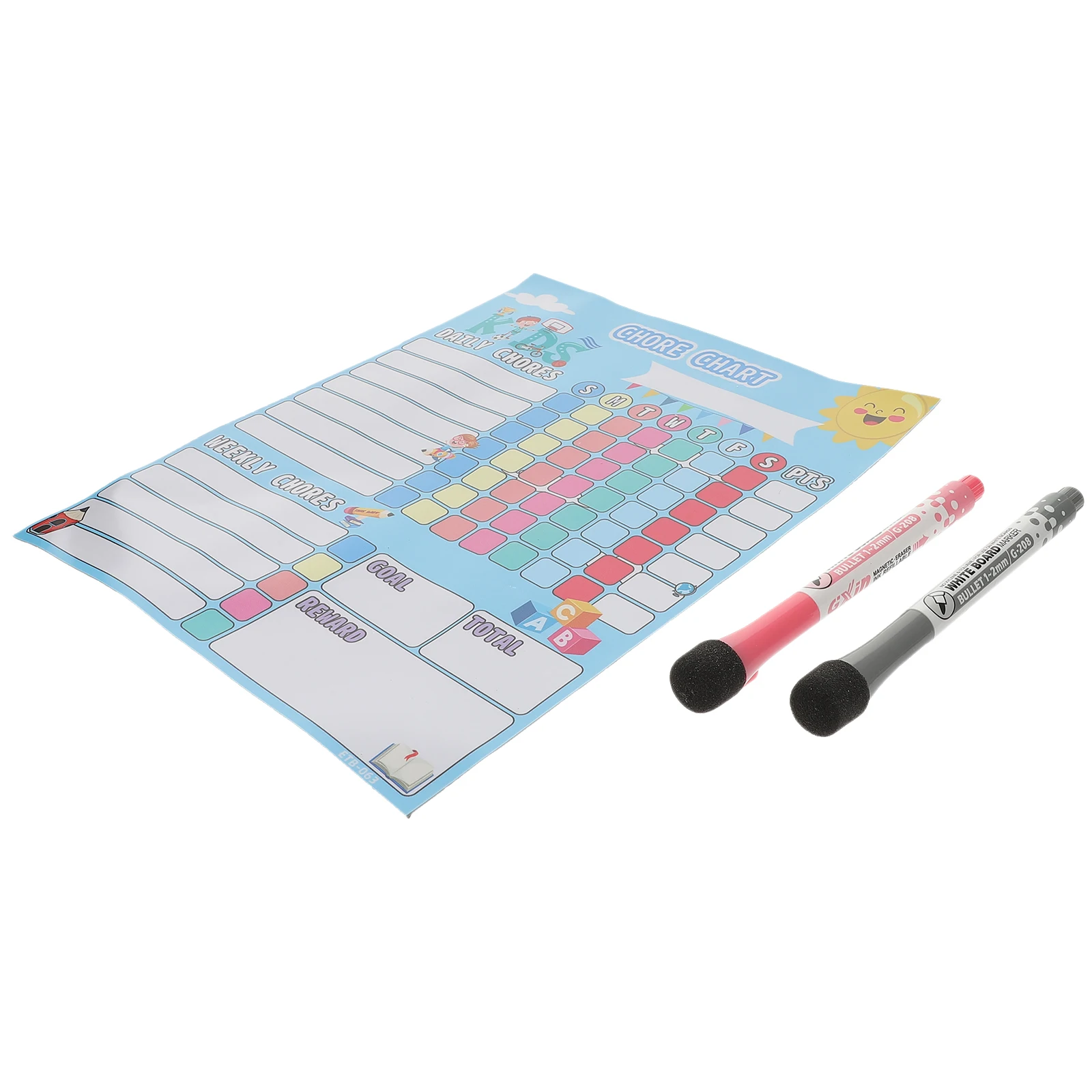 

Magnetic Reward Chore Kids Kids Accessory Behavior Cartoon Rubber Soft Watch Calendar Refrigerator Teaching Tools