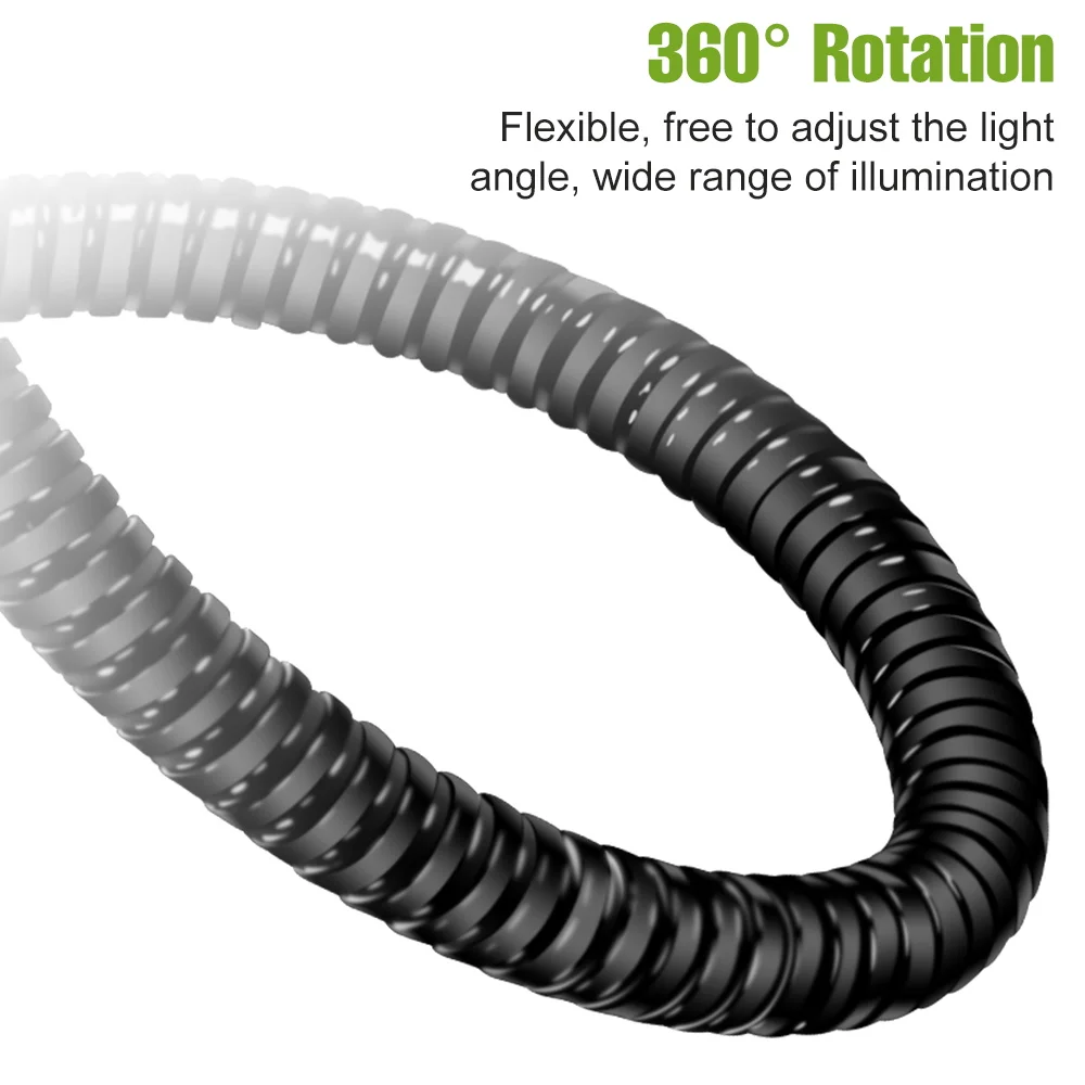 أضواء LED تنمو مصباح زراعة الطيف الكامل للنباتات الداخلية صندوق النمو بوعاء الزهور USB DC5V عكس الضوء مع توقيت تشغيل/إيقاف تلقائي #5