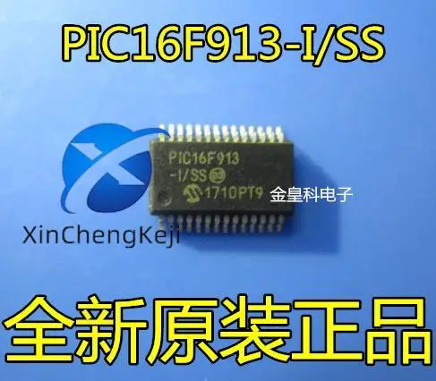 

20 шт. оригинальные новые PIC16F913 PIC16F913-I/SS SSOP28